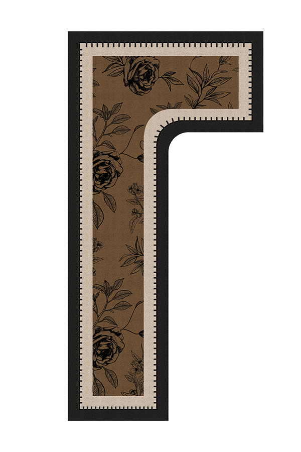 Pet-Friendly Multicolor L-Shaped Floral Kitchen Rug Runner, Mid-Century, Rugsfun