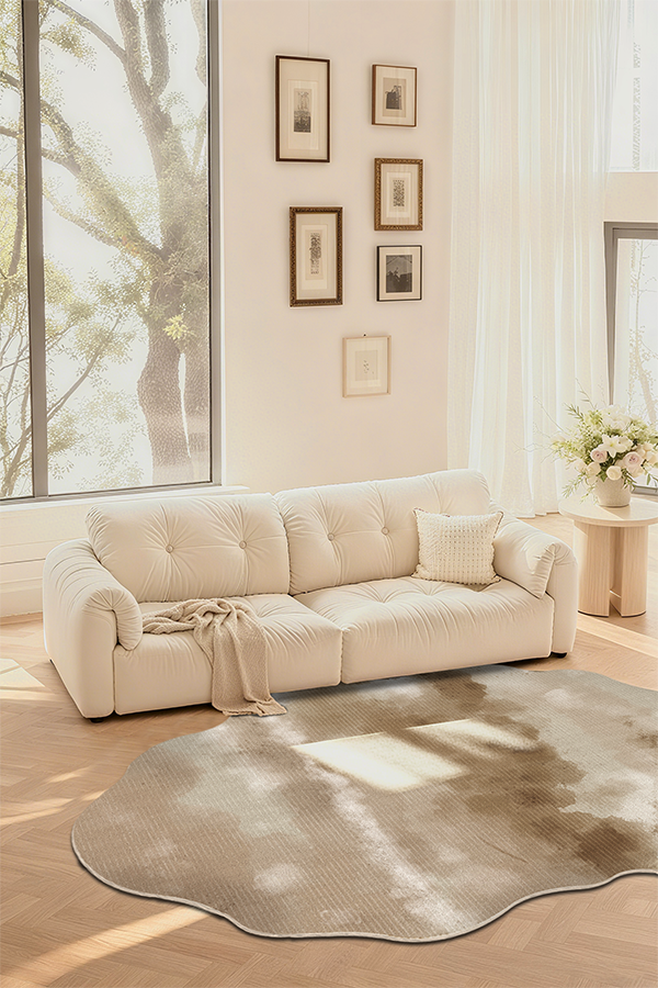 Artistic Irregular Gradient Area Rug, Luxury High-End, Rugsfun